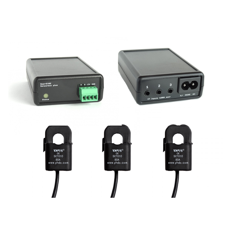 SmartEVSE Sensorbox Plus – áramváltós, 3 fázisú fogyasztásmérő